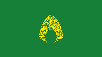 Aquaman, logo, mosaic artwork, minimal, superhero HD wallpaper