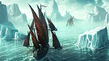 Landscape, Ships, Sea HD wallpaper