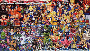 ultimate dbz, Dragon Ball Z: Budokai Tenkaichi 3, All Characters HD wallpaper