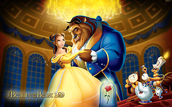 Beauty and the Beast Disney Princess for Tablet HD wallpaper