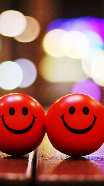 Whatsapp D.p, Red, Smiley Ball, whatsapp dp HD phone wallpaper