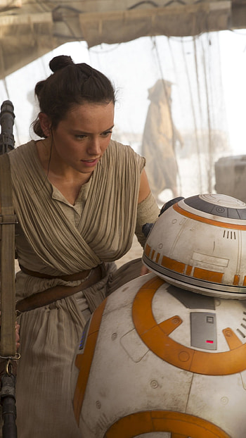 BB-8, The Last Jedi, Daisy Ridley, Movies HD phone wallpaper