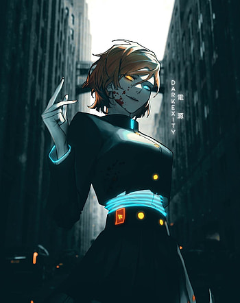 Baroness - Nobara, city, neon, jjk, animereality, anime, jujutsukaisen, gojo, grey, kugisaki HD phone wallpaper