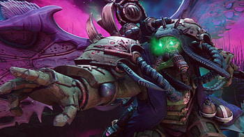 Warhammer 40k, Chaos Gate battles, Epic warfare, Intense action HD wallpaper