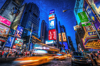 Times Square, Creative edit, Artistic interpretation, Urban masterpiece HD wallpaper