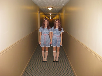 The Twins from the Shining-Grown-up, sexy, women, people, entertainment HD wallpaper