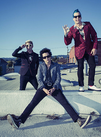 Green Day beauty debut, Kat Von D collaboration, Billie Joe's fashion, Punk rock fashion HD phone wallpaper