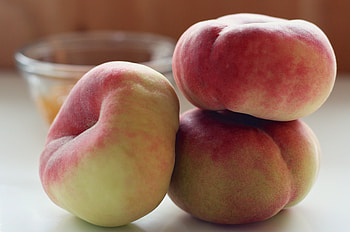 Fruits, Food, Peaches, Form HD wallpaper