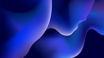 Smooth Blue Wave Forms, gradient, shapes, blue, wave, artist, artwork, art, digital-art, abstract HD wallpaper
