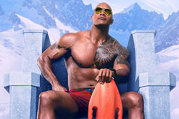 Dwayne Johnson Baywatch, baywatch, dwayne-johnson, 2017-movies, movies HD wallpaper