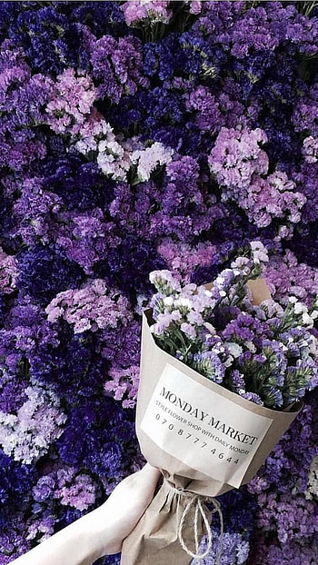 Purple Aesthetic, Purple Flower Gift HD phone wallpaper