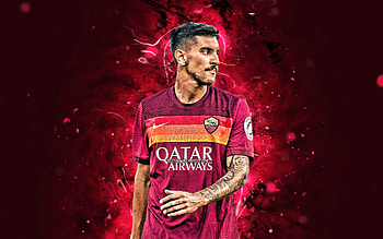 Lorenzo Pellegrini, soccer, roma, football, as roma HD wallpaper