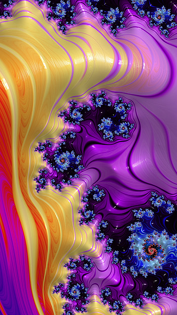 Fractal Art Trippy Psychedelic Background for Smart, Abstract, fractal HD phone wallpaper