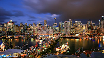 Sydney cityscape, Worldly charm, Fascinating destination, Vibrant energy HD wallpaper