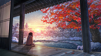 Anime Fall s HD wallpaper