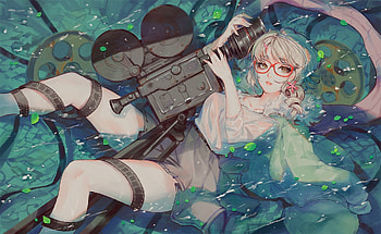 Anime, cartoon, CG, art HD wallpaper