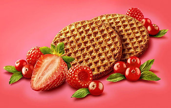 *** Waffles and Berries ***, owoce, jedzenie, wafle, wypieki HD wallpaper