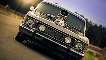 Ford Supercharged GT Australian Muscle Car for HD wallpaper