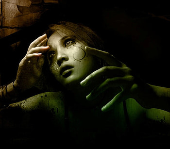 Too Late for Redemption, hands, girl, black, dark HD wallpaper