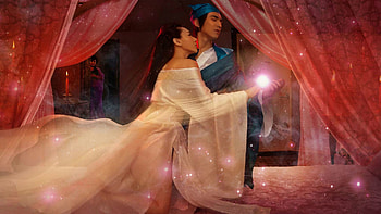 Asian Couple, Asian, glow, woman, man HD wallpaper