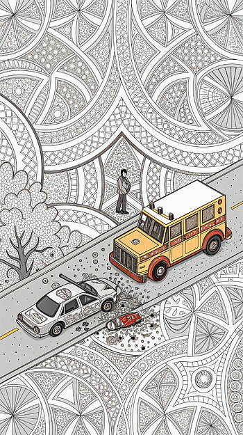 Intricate Crash: A Unique Experience, decorative HD phone wallpaper