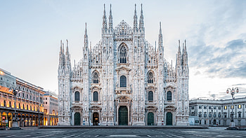 Milan Cathedral, Emirates flight deal, Milan under $500, Gothic cathedral HD wallpaper