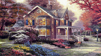 -Detail-for-Thomas-Kinkade-Paintings-Art-- HD wallpaper