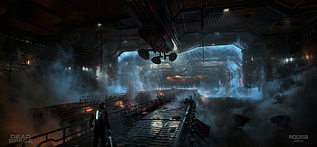 Dead Space (2023) — Quad : Hangar Descent, video game, Dead Space (2023) HD wallpaper