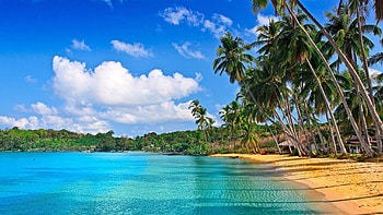 Caribbean beach paradise, , Tropical getaway, Coastal beauty HD wallpaper