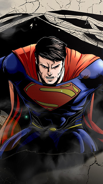 Man Of Steel, Comic, Superman HD phone wallpaper