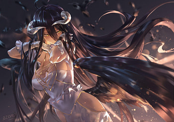 Albedo, Overlord Anime HD wallpaper