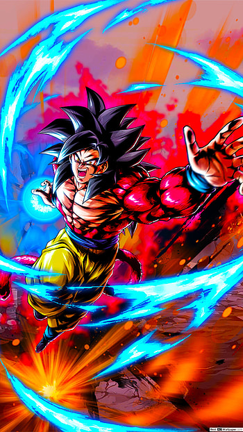 Super Saiyan 4 Goku [Dragon Ball GT] art from Dragon Ball Legends (Android/ ) HD phone wallpaper