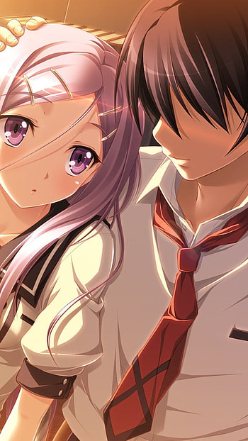 Couple Cartoon, Anime, School, Couple, love HD phone wallpaper