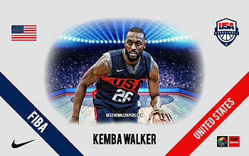 Kemba Walker, United States national basketball team, American Basketball Player, NBA, portrait, USA, basketball HD wallpaper