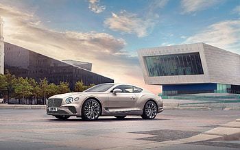 Bentley Continental GT, Mulliner, front view, exterior, new beige Continental GT, British cars, Bentley HD wallpaper
