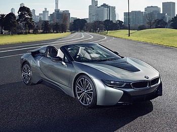 BMW i8, sports car, convertible HD wallpaper