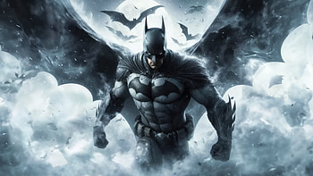 Batman Icon Of Power, batman, superheroes, artwork, digital-art HD wallpaper
