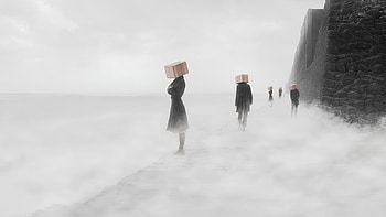 A Sense Of Emptiness , alone, sad, artist, artwork, digital-art, deviantart HD wallpaper