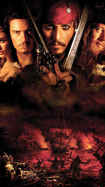 Pirates of the Caribbean: The Curse of the Black Pearl (2022) movie HD phone wallpaper