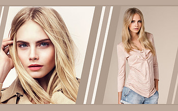Cara Delevingne, Girl , Vibrant colors, Stylish beauty HD wallpaper