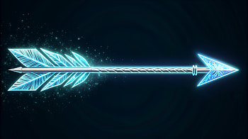 Radiant Arrow: Ultra, Arrow, neon art, digital design, fantasy HD wallpaper
