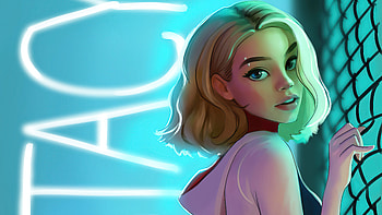 Gwen Stacy Spider , gwen-stacy, superheroes, artist, artwork, digital-art, artstation HD wallpaper