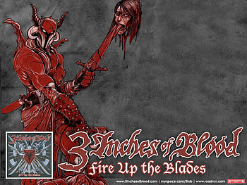 3 Inches Of Blood, metal, fire up the blades, 3iob HD wallpaper