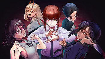 Chainsaw Man — Devils' Nightfall, Chainsaw Man HD wallpaper
