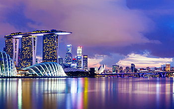 Singapore Skyline, Travels, Urban architecture, High rise buildings HD wallpaper