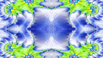 Trippy Psychedelic Fractal, trippy, psychedelic, aesthetic, blue, Abstract, fractal, abstract blue HD wallpaper