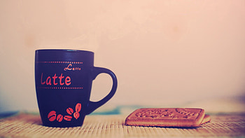 Food, Desert, Cookies, Cup, Pen, Mug HD wallpaper