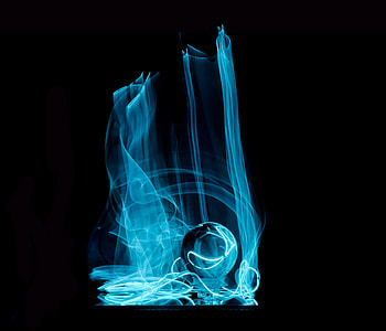 Abstract, Dark, Ball, zelight, Glow HD wallpaper
