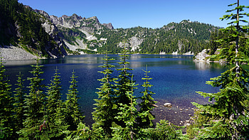 Nature, Trees, Mountains, Rocks, Lake, Fir, Spruce HD wallpaper