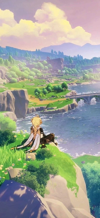 Genshin Impact, Enigmatic world, Engaging storyline, Epic adventures HD phone wallpaper